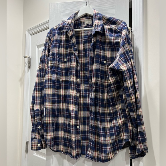 J Crew Men’s Flannel Shirt - Picture 1 of 4
